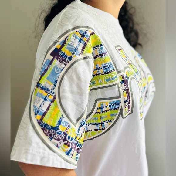 Enyce Y2K Cotton White Tee Shirt Size Medium - Picture 3 of 12